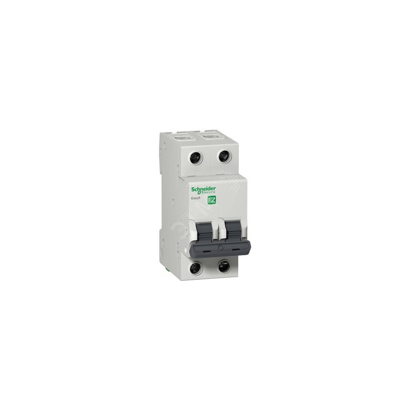 Выключатель автоматический двухполюсный 10A C 4.5кА EASY 9