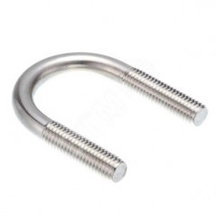 Хомут U-образный 2 1/4' М12 60-70 оцинкованная сталь ГОСТ 24137-80 без гаек