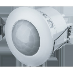 Датчик движения ИК встраиваемый 1200w 360 градусов 6м IP33 белый