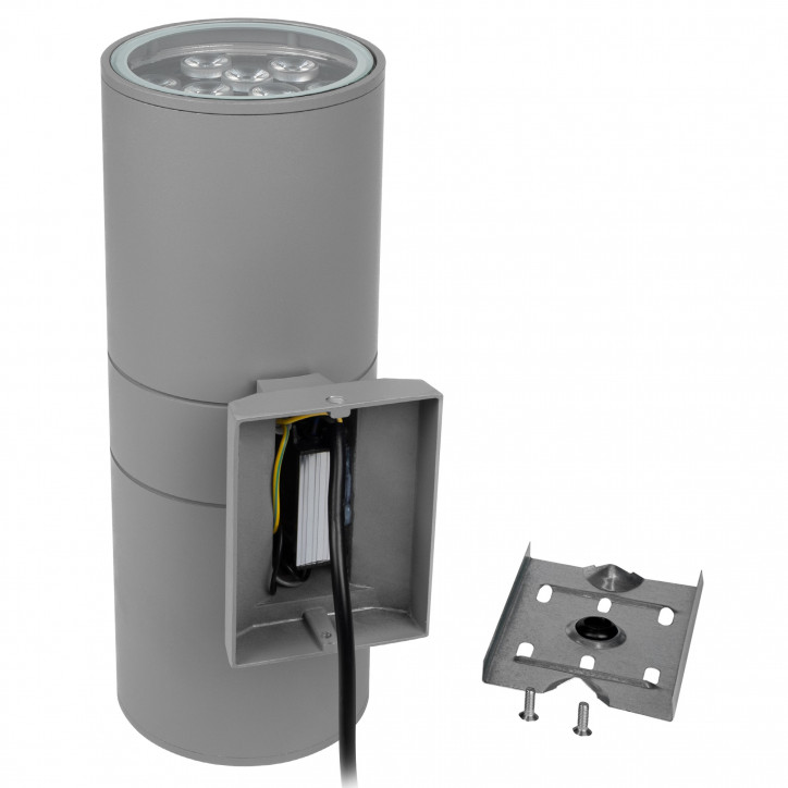 Светильник светодиодный ДБУ-2х9Вт архитектурный IP65 6500К 1620Лм серый Светильник светодиодный ДБУ-2х9Вт архитектурный IP65 6500К 1620Лм серый