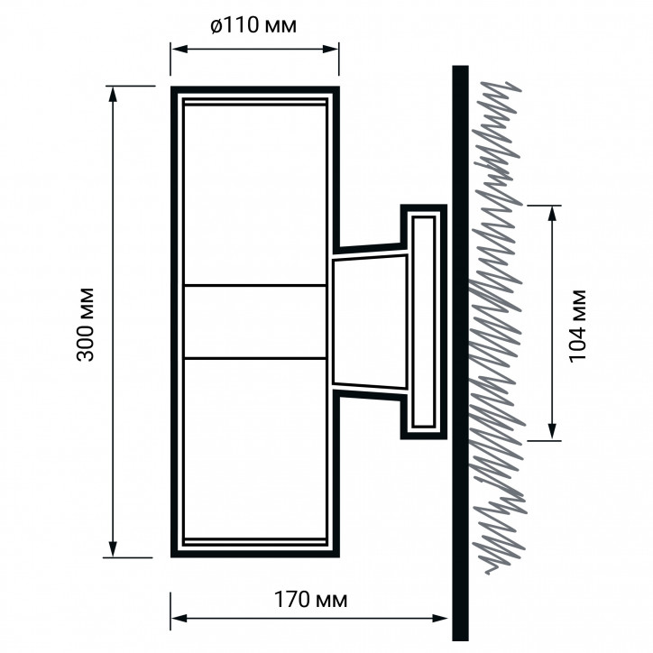 Светильник светодиодный ДБУ-2х9Вт архитектурный IP65 6500К 1620Лм серый Светильник светодиодный ДБУ-2х9Вт архитектурный IP65 6500К 1620Лм серый