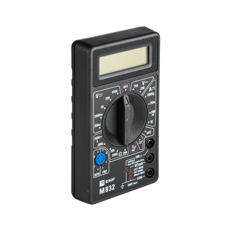 Мультиметр цифровой M832 EKF Master