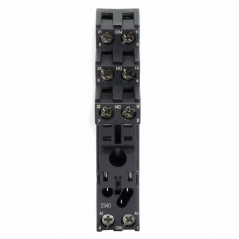 Колодка с винтовыми клеммами для реле на 2 группы: IR-24DC/230AC-2CO