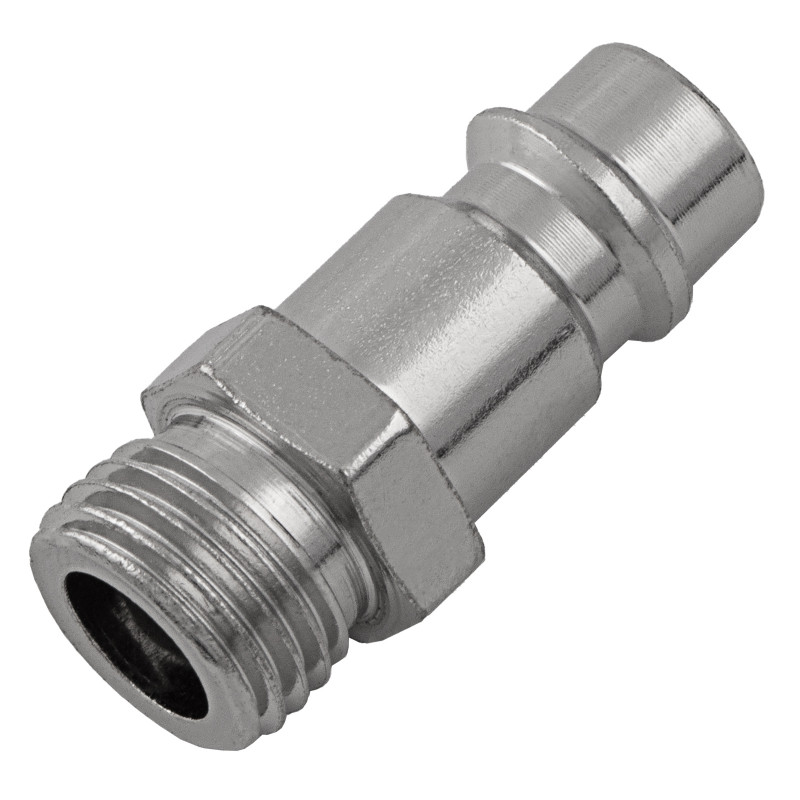 Ниппель универсальный быстросъемный (папа), внешняя резьба 1/4, 2 шт.