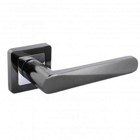 Ручка на круглой накладке (комплект). АЛЛЮР АРТ УМА BT (27140) черный титан