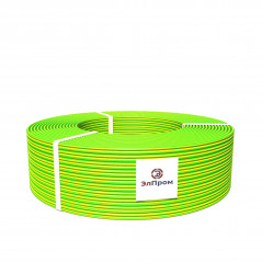 Провод ПуВ нг(А)LS 1х4.0 желто-зеленый (бухта)