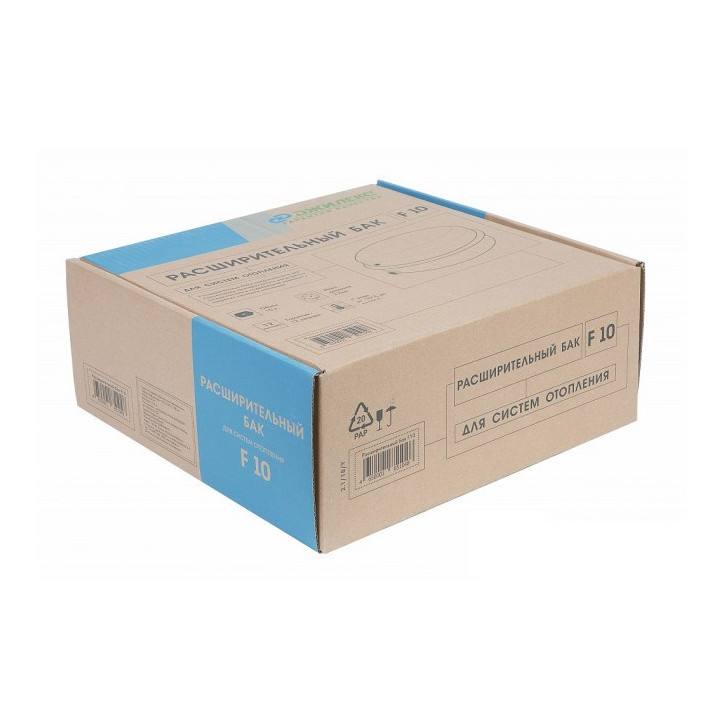 Бак расширительный плоского типа 10F, металлический фланец