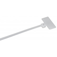 Хомут P6.6 маркерный белый 2,5х100мм IEK