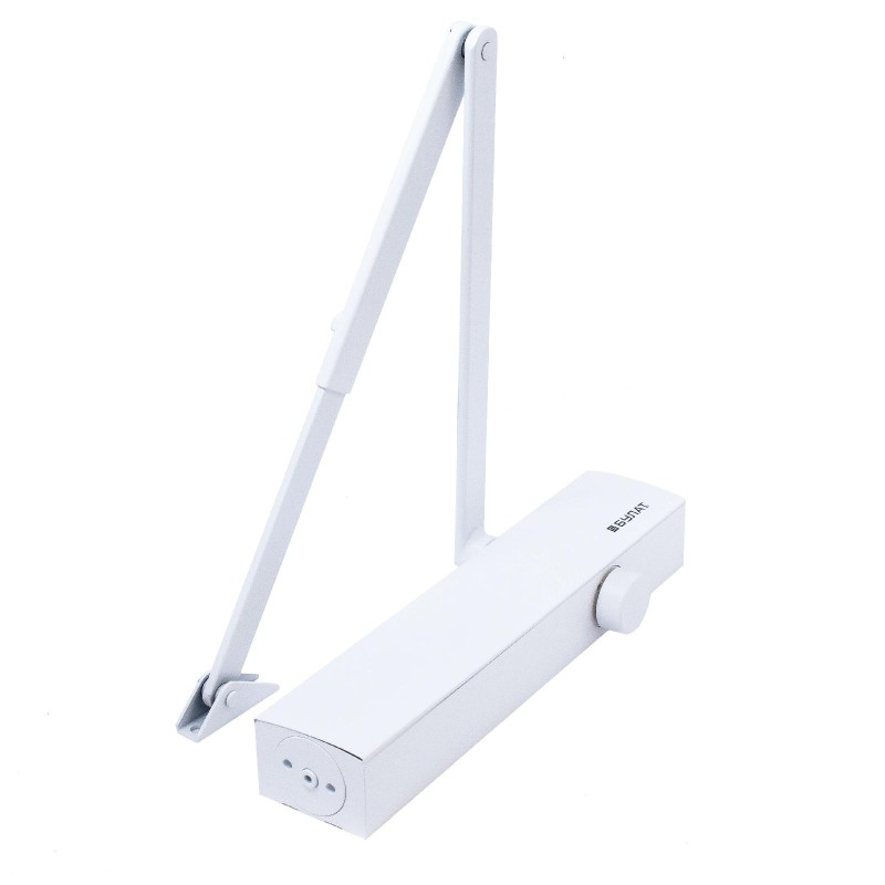 БУЛАТ Доводчик дверной ДД 813/6 С-W (45-150 кг) белый (10)