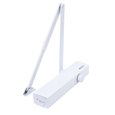 БУЛАТ Доводчик дверной ДД 813/6 С-W (45-150 кг) белый (10)