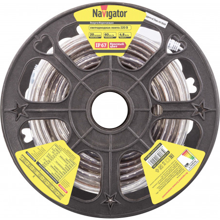 Лента светодиодная NLS-3528R60-4.8-IP67-220V
