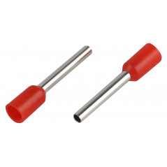 Наконечник-гильза с изолированным фланцем (упаковка 500 шт.) NO-225-63 НШвИ 1,0-12