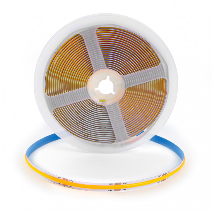 Лента светодиодная LEDх320/м COB 5м 8w/m 24в 4000К Лента светодиодная LEDх320/м COB 5м 8w/m 24в 4000К