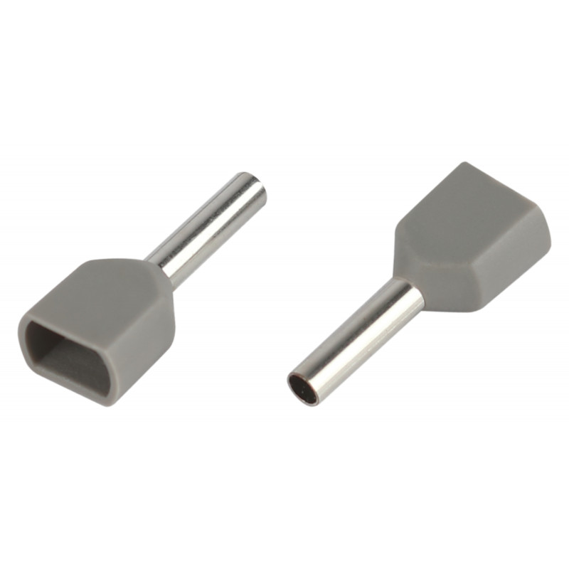 Наконечник-гильза с изолированным фланцем (упаковка 50 шт.) NO-225-97 НШвИ(2) 0,75-8