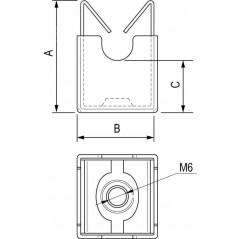 Держатель безболтовой