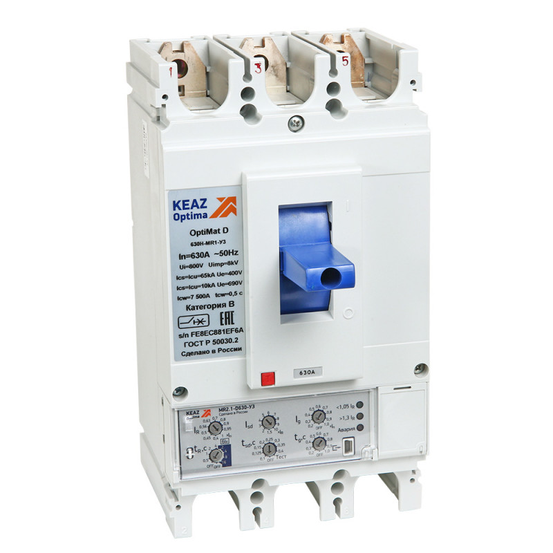 Выключатель автоматический OptiMat D400N-MR2.1-ОМ4-РЕГ