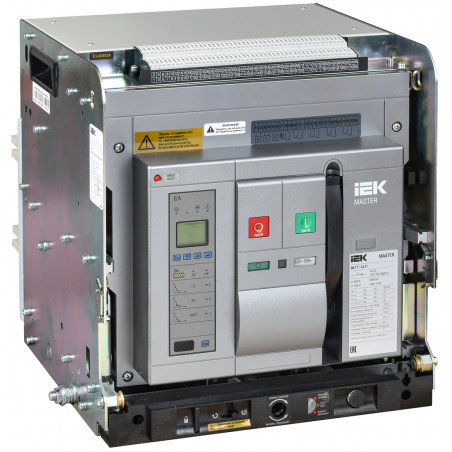 Воздушный автоматический выключатель переменного тока ВА77 выдвижного исполнения 3 полюса типоразмер F 100кА 4000А EA с набором 