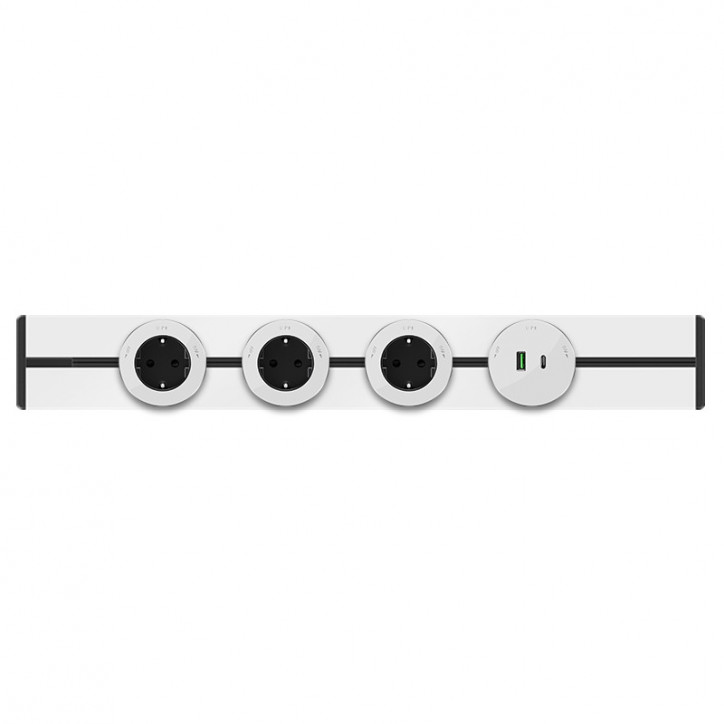 MultiTrack Розетка 2хUSB (тип А+С) 18Вт, 5В/3А Белый MultiTrack Розетка 2хUSB (тип А+С) 18Вт, 5В/3А Белый