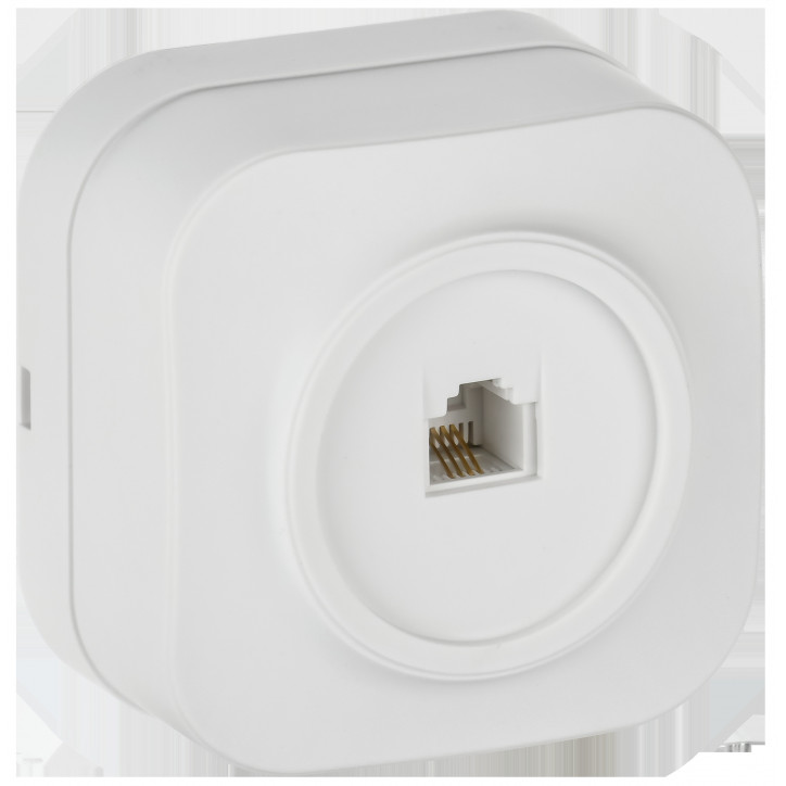 GLORY Розетка для открытой установки телефонная RJ11 РТ20-ХБм белый матовый IEK GLORY Розетка для открытой установки телефонная RJ11 РТ20-ХБм белый матовый IEK