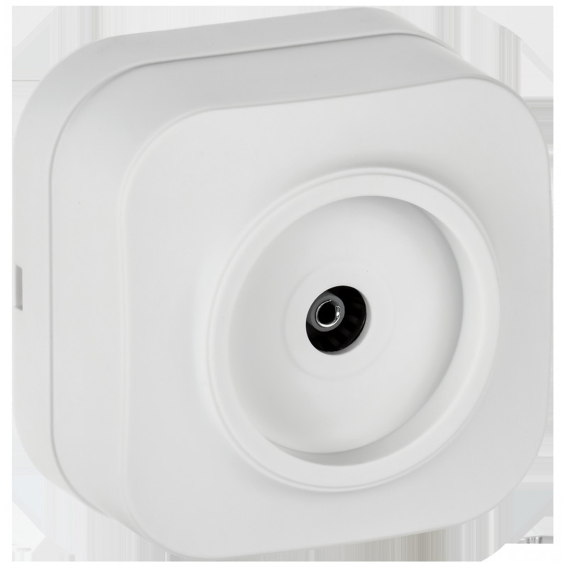 GLORY Розетка для открытой установки TV РТВ20-ХБм белый матовый IEK