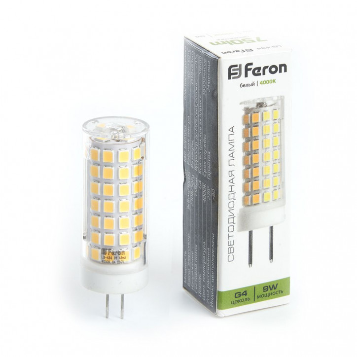 Лампа светодиодная LED 9вт 230в G4 белый капсульная Лампа светодиодная LED 9вт 230в G4 белый капсульная