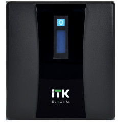 ITK ELECTRA ET ИБП Линейно-интерактивный 1000ВА/600Вт однофазный с LCD дисплеем с АКБ 2х7AH USB порт розетки Schuko