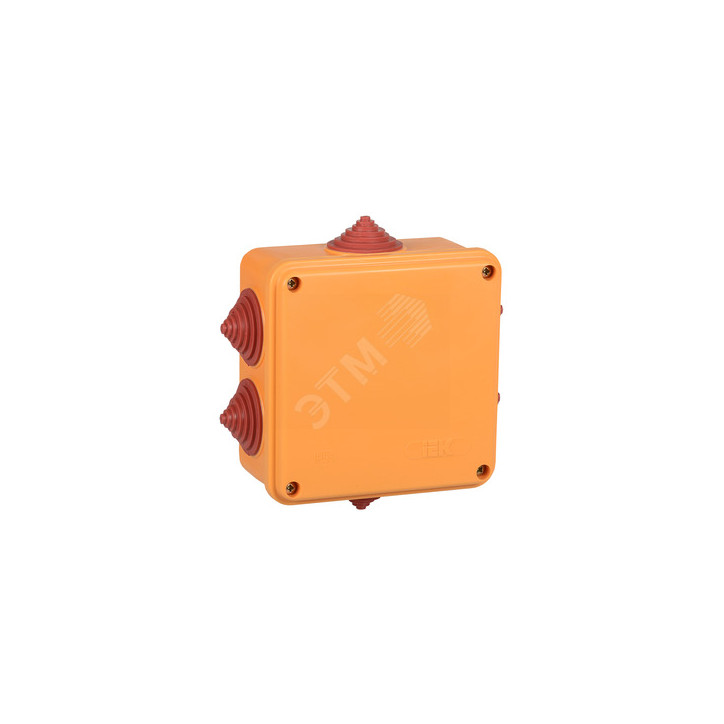 Коробка распаячная огнестойкая ПС 100х100х50мм 4P 10мм2 IP55 6 вводов Коробка распаячная огнестойкая ПС 100х100х50мм 4P 10мм2 IP55 6 вводов