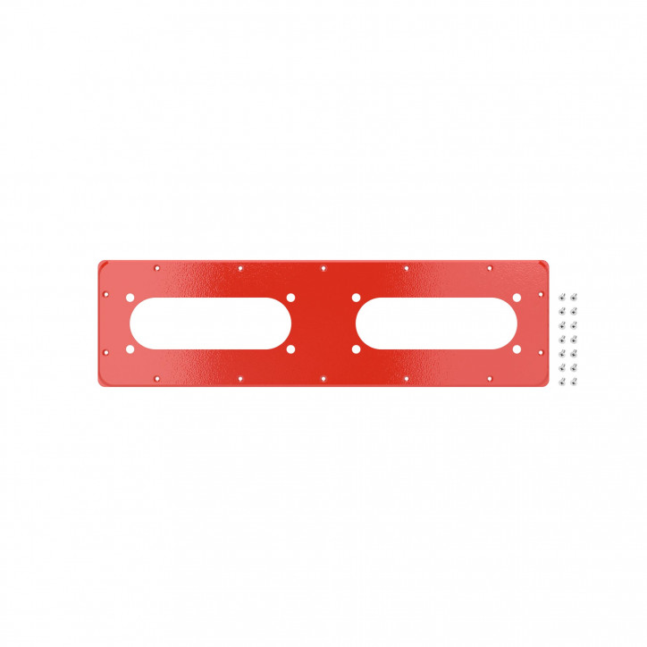 Фланец красный для ST c перфорацией тип 5