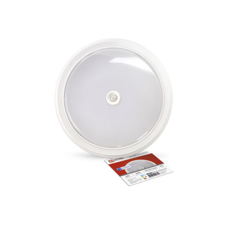 Светильник светодиодный СПБ-2Д-КРУГ 20Вт 4000К 1400Лм 250мм с настраиваемым датчиком белый IN HOME