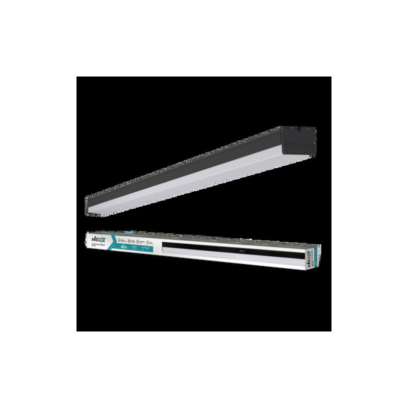 Светильник светодиодный ДБО-LINE 48Вт 4000К 4800Лм 100лм/Вт черный IP40 NEOX