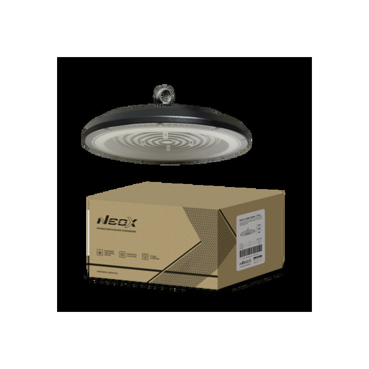 Светильник складской линзованный светодиодный UHB-2L 200Вт 230В 5000К 21000Лм 105лм/Вт IP65 без пульсации NEOX Светильник складской линзованный светодиодный UHB-2L 200Вт 230В 5000К 21000Лм 105лм/Вт IP65 без пульсации NEOX