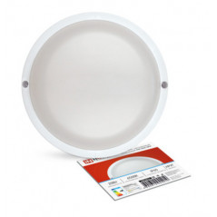 Светильник светодиодный герметичный СПП 2065-КРУГ 20Вт 6500К 1800Лм IP65 155мм IN HOME