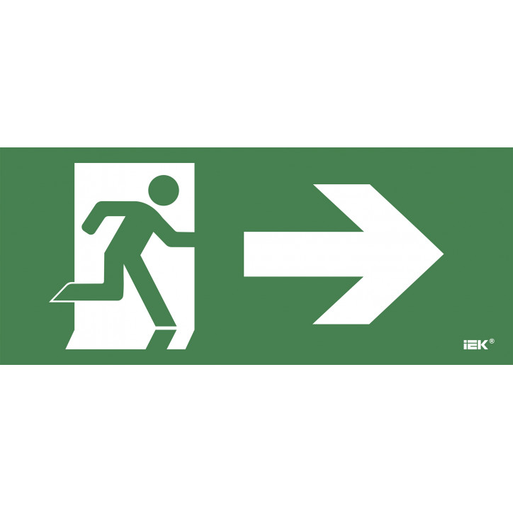 Этикетка самокл. 330х140мм Фигура/стр. вправо IEK Этикетка самокл. 330х140мм Фигура/стр. вправо IEK