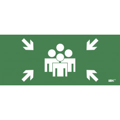 Этикетка самокл. 330х140мм Место сбора IEK