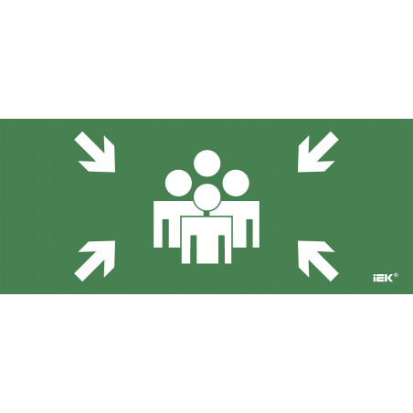 Этикетка самокл. 330х140мм Место сбора IEK