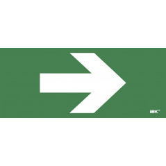 Этикетка самокл. 330х140мм Направляющая стрелка IEK