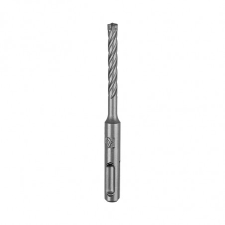 Бур по бетону SUPER 6x110мм, профессиональный, цельная крестовая пластина, SDS PLUS