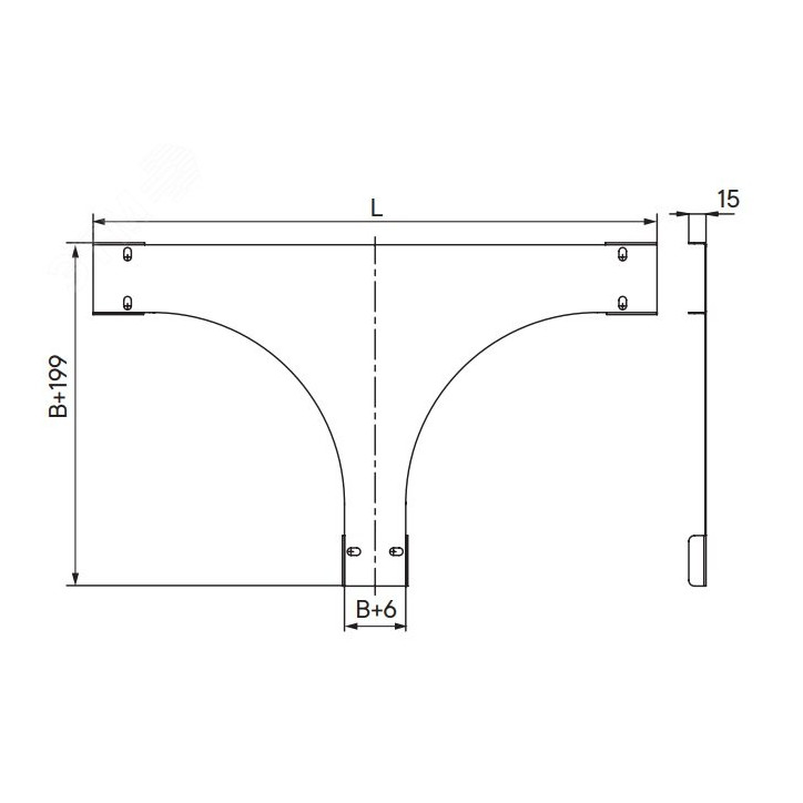 Крышка на Т-образный ответвитель 150, 2,0 мм, в комплекте с крепежными элементами необходимыми для монтажа Крышка на Т-образный ответвитель 150, 2,0 мм, в комплекте с крепежными элементами необходимыми для монтажа