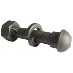 Болт М24-8gх150.88.35 ГОСТ 11530-2014 c 1й гайкой В2М24-7Н.5.35 ГОСТ 11532-2014 и 1й шайбой 24 ГОСТ 19115-91 для рельсовых стыко