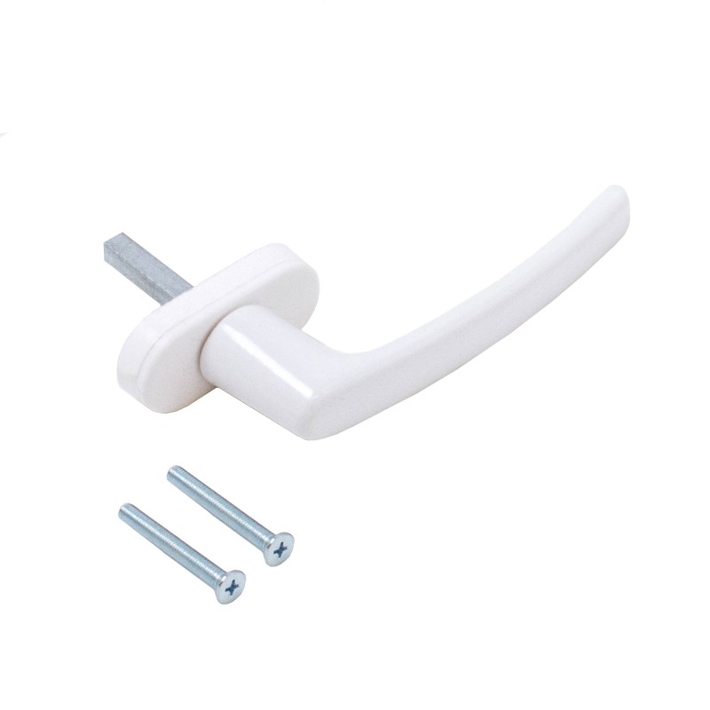 Ручка для пластиковых окон ЭРЕН (MESUT) штифт 35 мм белая RAL-9016 (100,5!!!) ,