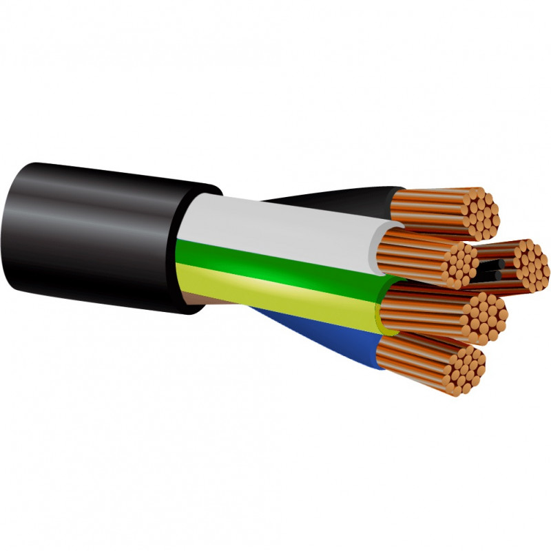 Кабель силовой КГтп 5х16.0 - 0.66