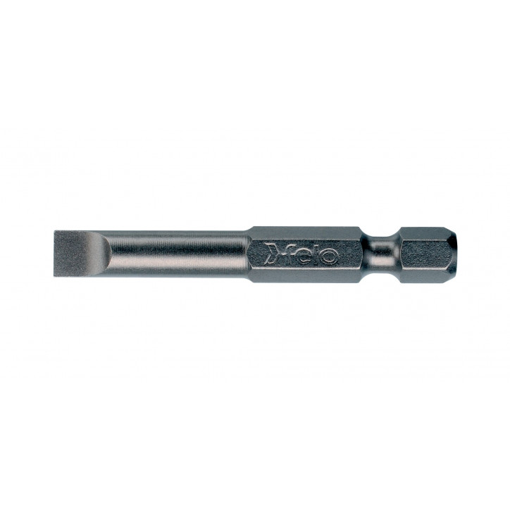 Бита плоская шлицевая серия Industrial E6.3 SL5,5х1,0, 10 шт