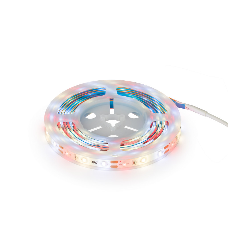 Светодиодная лента для растений полного спектра 3м IP65 с адаптером 12V FITO-Strip Light-Rа90-27W-3m-12V-IP65 ЭРА