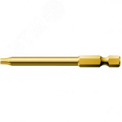 Бита 867/4 Z TORX HF c функцией фиксации крепежа вязкая твердость хвостовик 1/4 E 6.3 TX 25X50 мм