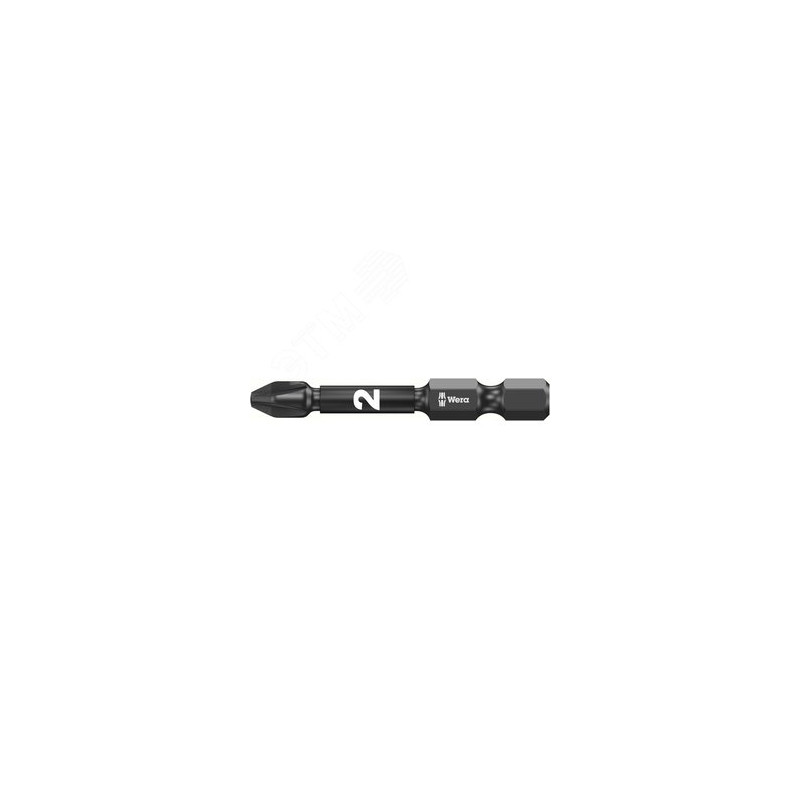 Бита ударная 855/4 IMP DC Impaktor PZ алмазное покрытие хвостовик 1/4 E 6.3 PZ 2X50 мм