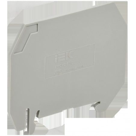 ARMAFIX Разделитель PPCY2.5/10 для колодок клеммных CY2.5-CY10 серый IEK