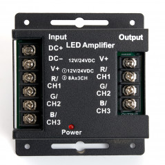 Усилитель для светодиодной ленты, RGB, 24А12-24V, LD67 FERON