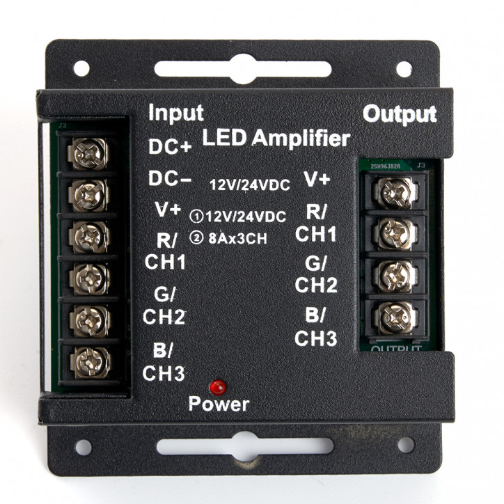 Усилитель для светодиодной ленты, RGB, 24А12-24V, LD67 FERON