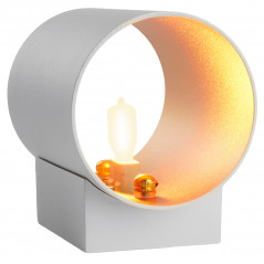 Светильник настенный 15W, 230V, G9, белый и золото ML1750