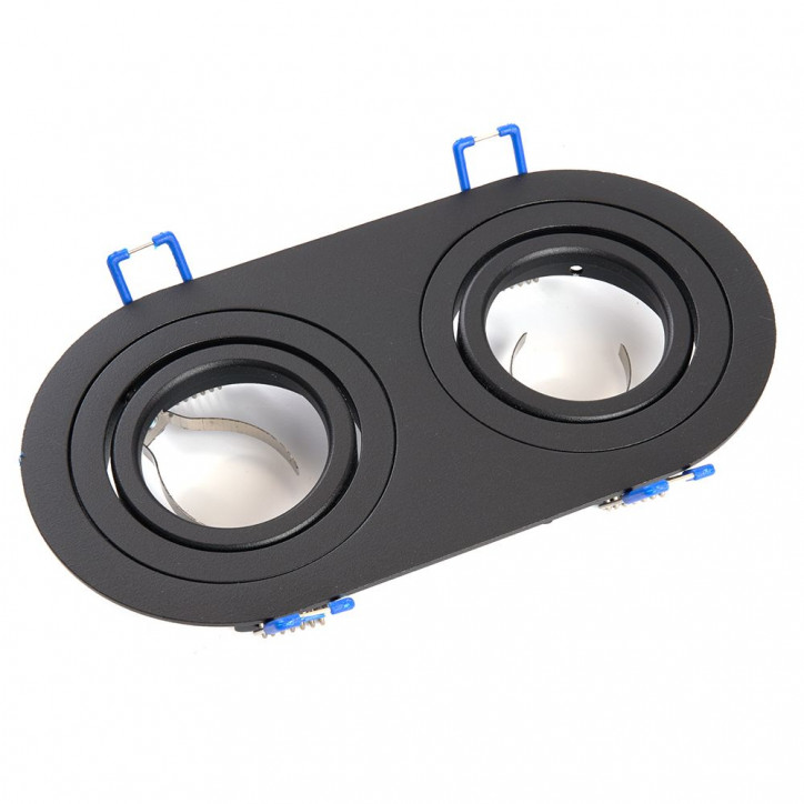 Светильник потолочный встраиваемый, MR16 G5.3, черный, DL2812